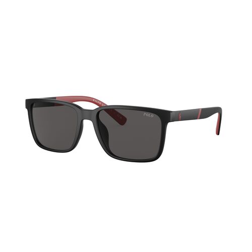 Polo Ralph Lauren PH4189U 537587-55 Matte Black / Dark Grey Lenses