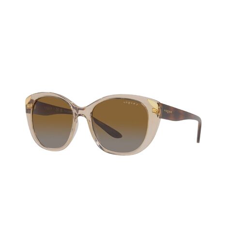 Vogue VO5457S 2990T5-53 Transparent Caramel / Brown Gradient Polarised Lenses