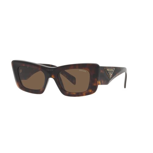 Prada PR13ZS 2AU06B-50 Tortoise / Dark Brown Lenses