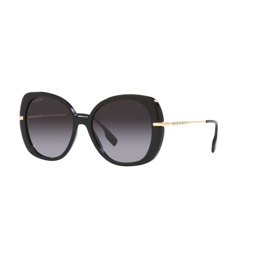 Burberry Eugenie BE4374F 30018G-55 Black / Grey Gradient Lenses