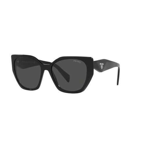 Prada PR19ZSF 1AB5S0-56 Black / Dark Grey Lenses