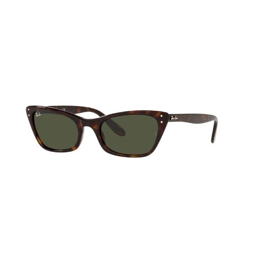 Ray-Ban RB2299 902/31-55 Lady Burbank Havana / Green Lenses