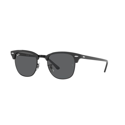 Ray-Ban RB3016 1367B1-51 Clubmaster Grey On Black / Dark Grey Lenses