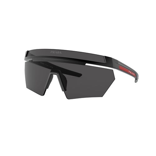 Prada Linea Rossa PS01YS 1BO06F-44 Matte Black / Dark Grey Lenses