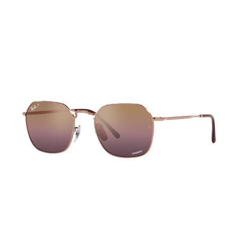 Ray-Ban RB3694 9202G9-55 Jim Rose Gold / Red Mirror Polarised Lenses