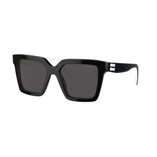 Miu Miu MU03YS 10G5S0-54 Black / Dark Grey Lenses