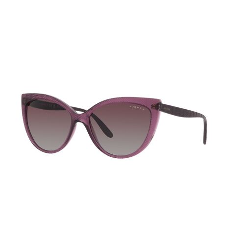 Vogue VO5484S 276162-57 Transparent Purple / Grey Gradient Violet Polarised Lenses