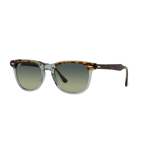 Ray-Ban RB2398 1376BH-56 Eagleeye Havana On Transparent Green / Green Gradient Lenses