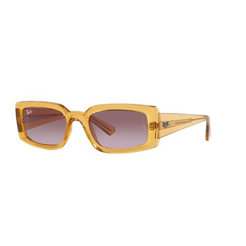 Ray-Ban RB4395 66828H-54 Kiliane Transparent Yellow / Dark Violet Lenses