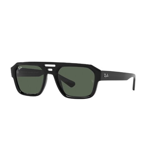 Ray-Ban RB4397 667771-54 Corrigan Black / Dark Green Lenses