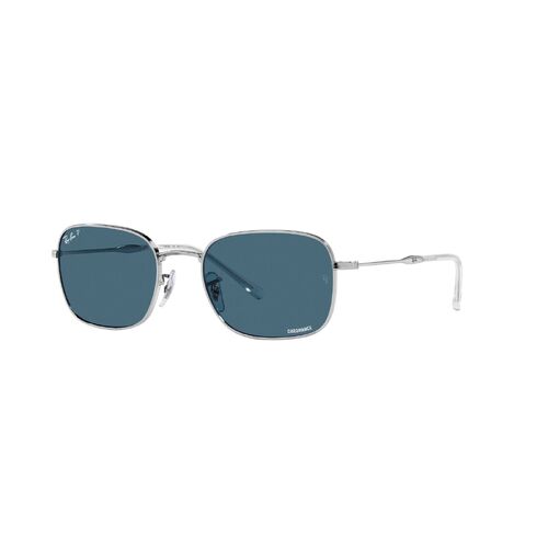 Ray ban best sale hexagonal silver blue