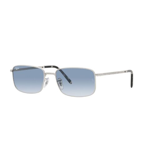 Ray-Ban RB3717 003/3F-57 Silver / Light Blue Lenses