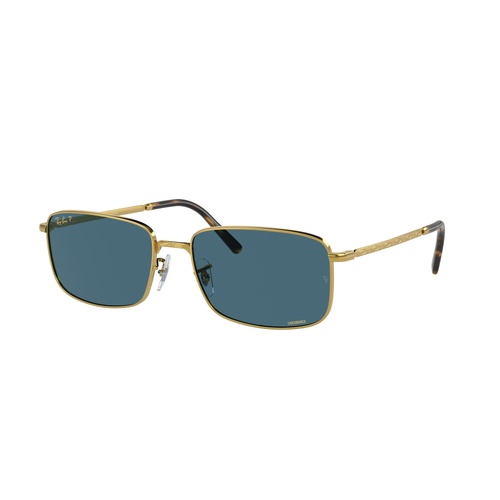 Ray-Ban RB3717 9196S2-60 Gold / Blue Chromance Polarised Lenses
