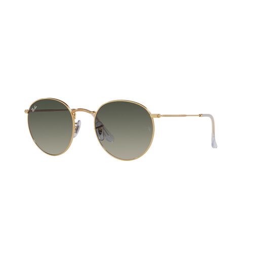 Ray-Ban RB3447 001/71-50 Round Metal Gold / Grey Lenses