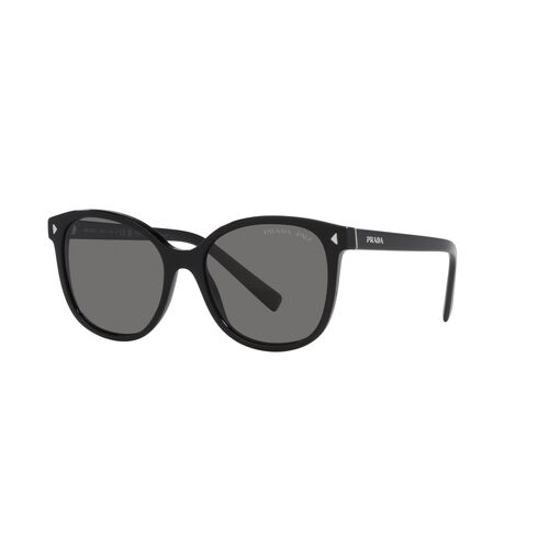 Prada PR22ZS 1AB5Z1-53 Black / Dark Grey Polarised Lenses