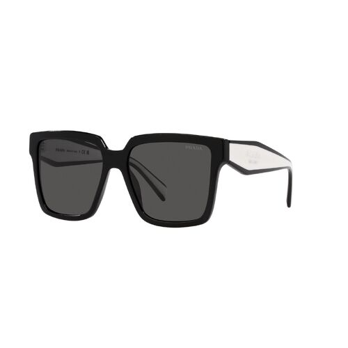 Prada PR24ZS 1AB5S0-56 Black / Dark Grey Lenses