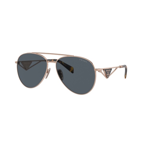 Prada PR73ZS SVF09T-61 Rose Gold / Dark Grey Lenses