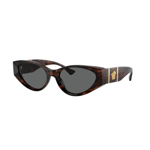 Versace VE4454 542987-55 Havana / Dark Grey Lenses