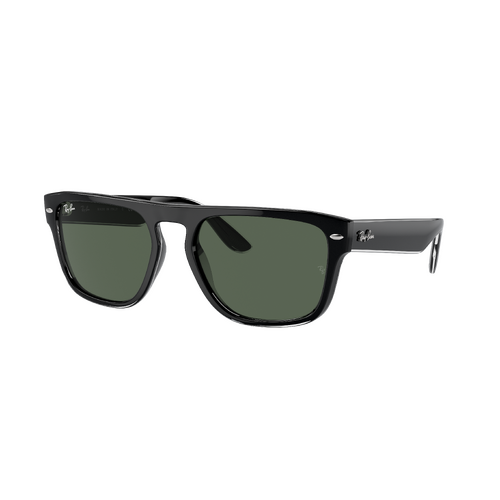 Ray-Ban RB4407 654571-57 Black Transparent / Dark Green Lenses