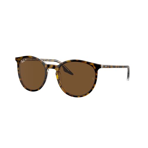 Ray-Ban RB2204 139357-54 Havana On Transparent / Brown Polarised Lenses