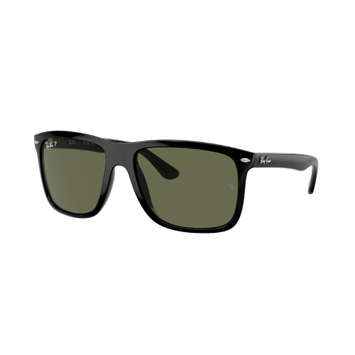 Ray-Ban RB4547 601/58-60 Boyfriend Two Black / Green Polarised Lenses