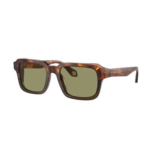 Giorgio Armani AR8194U 598814 53 Havana Red w Opaline Olive Green Green Lenses