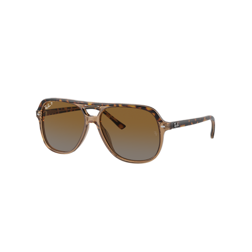 Ray-Ban Junior RJ9096S 7152T5-52 Bill Havana On Transparent Brown / Brown Grey Polarised Lenses