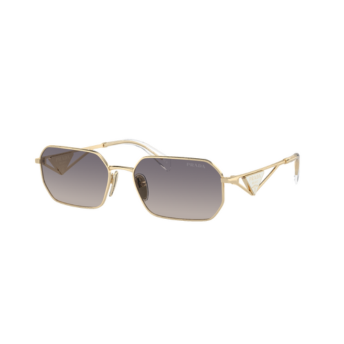 Prada PRA51S ZVN30C-58 Pale Gold / Gradient Blue Mirror Silver Lenses