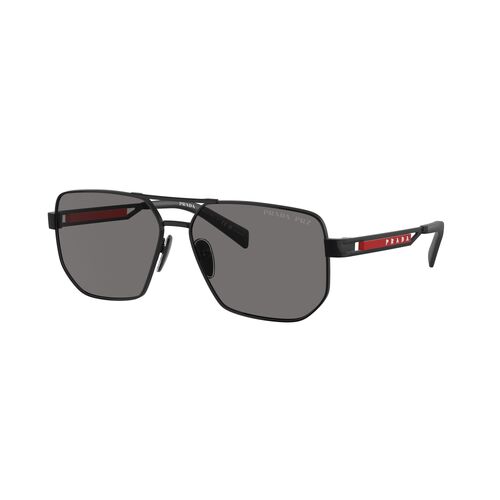 Prada Linea Rossa PS51ZS 1BO02G-59 Matte Black / Dark Grey Polarised Lenses