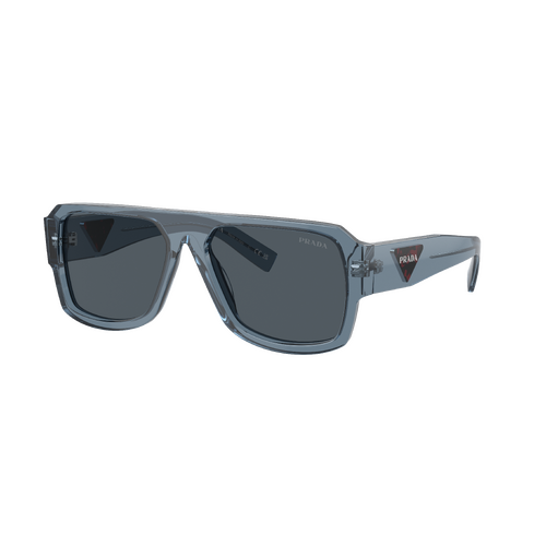 Prada PR22YS 19O70B-56 Transparent Grey / Dark Grey Lenses