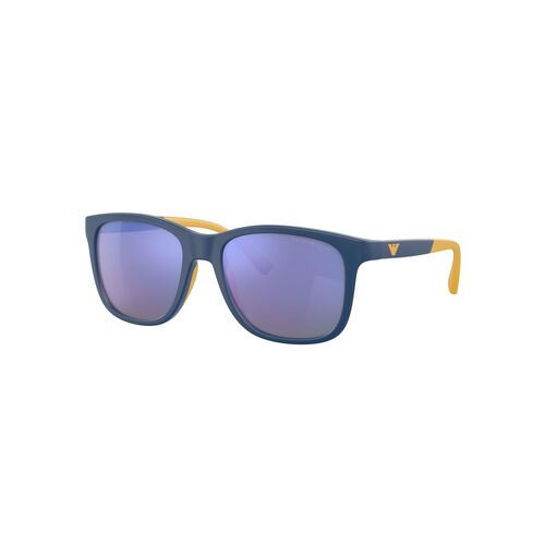 Emporio Armani Kids EK4184F 508822-49 Matte Blue / Grey Mirror Water Polarised Lenses