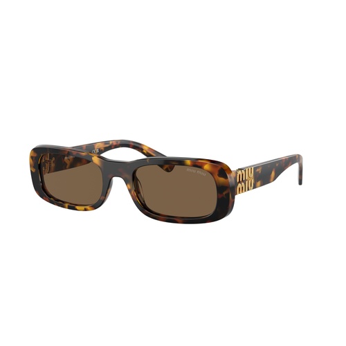 Miu Miu MU08ZS VAU06B-53 Honey Havana / Dark Brown Lenses