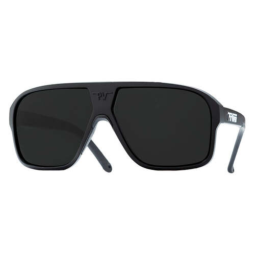 Pit Viper The Exec Flight Optics Matte Black / Smoke Polarised Lenses