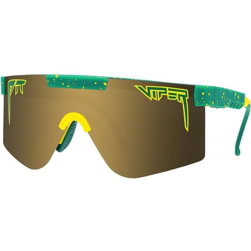 Pit Viper The Straya 2000 Green w Yellow / Gold Mirror Polarised Lenses