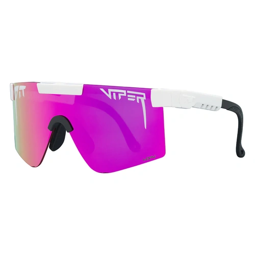 Pit Viper The Miami Nights Original Regular 2.0 White / Pink Mirror Polarised Lenses
