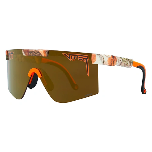 Pit Viper The Actualbush Original Wide 2.0 Nature / Gold Mirror Polarised Lenses