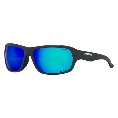 Pit Viper The Exec Somox Black / Blue Mirror Polarised Lenses
