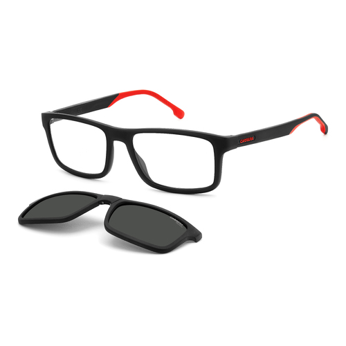 Carrera Clip-On 8057/CS 003 M9 55 Matte Black / Grey Polarised Lenses