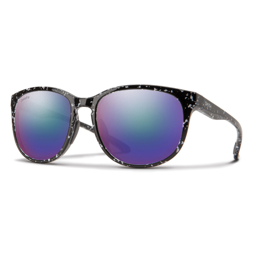 Smith Lake Shasta GBY DF 56 Black Marble / Violet Mirror Chromapop Polarised Lenses