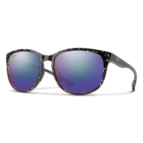 Smith Lake Shasta GBY DF 56 Black Marble / Violet Mirror Chromapop Polarised Lenses