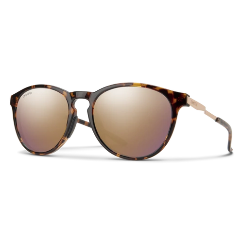 Smith Wander 086 9V 55 Tortoise / Rose Gold Mirror Chromapop Polarised Lenses
