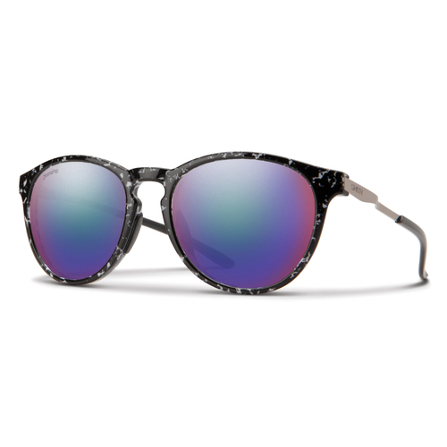 Smith Wander GBY DF 55 Black Marble / Violet Mirror Chromapop Polarised Lenses