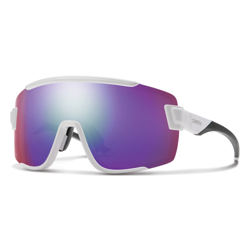Smith Wildcat 0BK DI 99 White Silver / Violet Mirror Chromapop Lenses