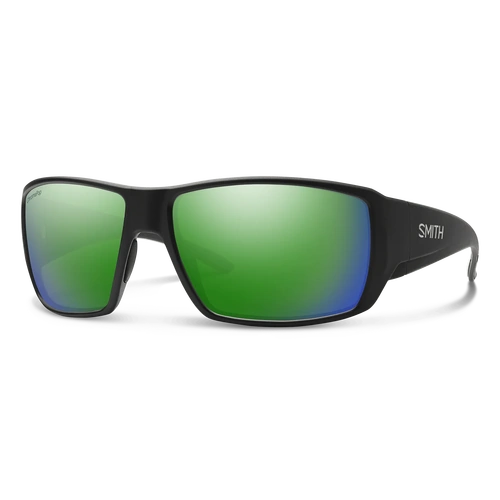 Smith Guide's Choice/N 003 UI 62 Matte Black / Green Mirror Chromapop Polarised Lenses