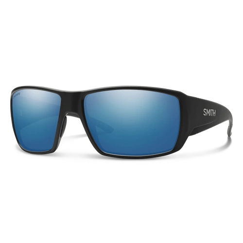 Smith Guide's Choice/N 124 QG 62 Matte Black / Blue Mirror Chromapop Polarised Lenses