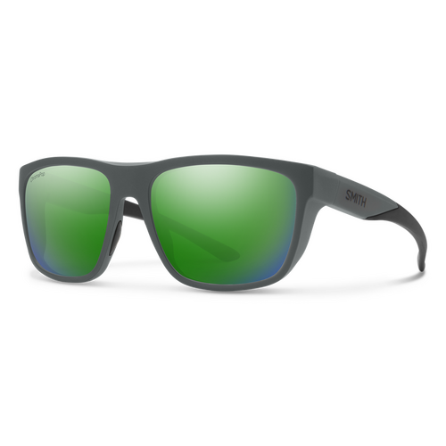 Smith Barra RIW UI 60 Matte Grey / Green Mirror Chromapop Polarised Lenses