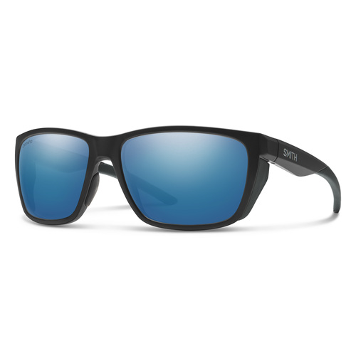 Smith Longfin/S 003 QG 59 Matte Black / Blue Mirror Chromapop Polarised Lenses