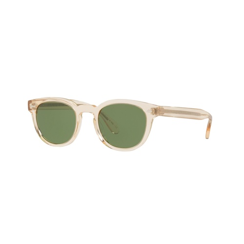 Oliver Peoples Sheldrake Sun OV5036S 158052-49 Buff / Green Lenses