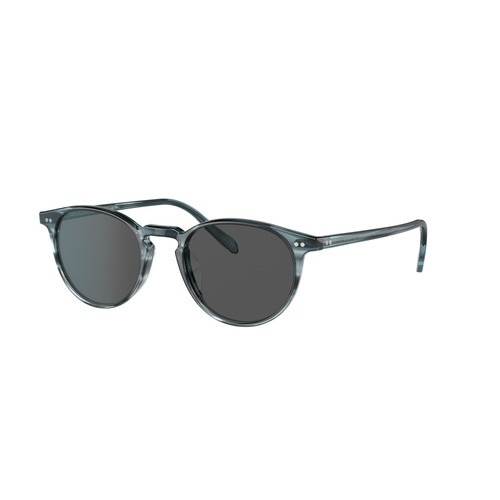 Oliver Peoples Riley Sun OV5004SU 1704R5-49 Washed Lapis / Carbon Grey Lenses