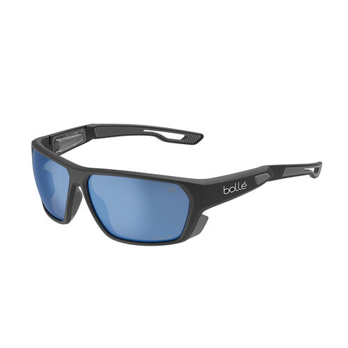 Bolle Airfin Floatable BS034001 Matte Black / Volt+ Offshore Blue Mirror Polarised Lenses